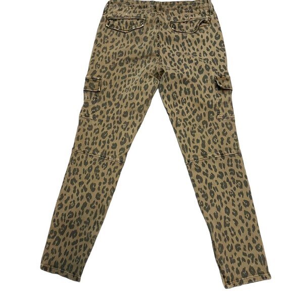 Frame Jeans Cheetah Print Cargo Skinny Ankle Pants Size 29‎ - Picture 4 of 8